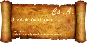 Csutak Adelinda névjegykártya